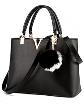 Baymate Ms. Beutel V-portable Mode-Hand einfache Schulter Elegant Handtasche Schultertasche