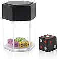 Explode Explosion Dice Easy Magic Tricks Big to Small Dices Magic Prop Novelty Funny Toy Close-up Performance Joke Prank Toy (Multicolor)