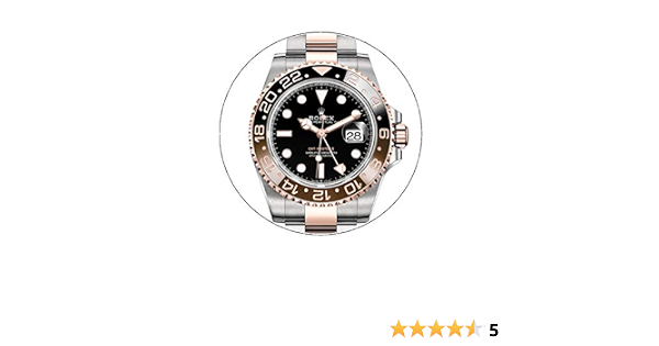 Decoration Pour Gateau D Anniversaire Comestible Motif Montre Rolex 19 Cm De Diametre Personnalisable Amazon Fr Cuisine Et Maison