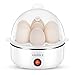 Produktbild Eierkocher Egg Cooker für 1-7 Eier mit Indikationsleuchte Abschaltautomatik ohne Wasser 350W BPA-frei weiß von ELEHOT (MEHRWEG)