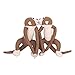 Produktbild 1 Paar Affe Curtain Tie Backs Kinder Zimmer Nursery Frech Spielen Monkey Vorhang binden zurück Raffhalter