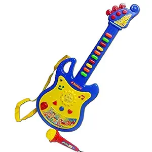 MAMBA Kids Guitar Musical Toy with Microphone (Musical Guitar)