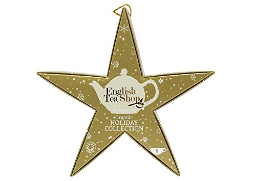 English Tea Shop Organic Golden Star Pack 6 Pyramid Tea Bags (Pack of 2, Total 12 Tea Bags)