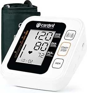 carent BP-70 Upper Arm Automatic Digital Blood Pressure Monitor For BP Checking & Testing BP Monitor | USFDA & CE Certified | Dual user | USB Chargeable | 3 Years Warranty