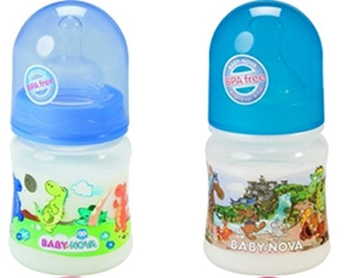 Baby Nova Baby PP Weithalsventilflasche 150ml mit Silikonsauger - 2