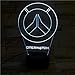 Produktbild WoloShop LED-Scheinwerferlampe Blizzard Overwatch Logo Farbwechsel USB Nachtlicht