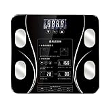 TECNOLOGÍA SMART STEP-ON: Lectura instantánea precisa tan pronto como pise la báscula, pantalla LCD con retroiluminación LED azul fría, conveniente para comprender rápidamente los pasos de operación.