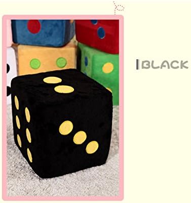 CHINAUK 1PC 20 CM Plush Oversize Dice Creative Sponge Pillow