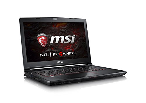 MSI GS43VR 6RE Phantom Pro 002UK 14-Inch FHD Gaming Notebook  Black  -  Intel i7 6700HQ  16 GB RAM  256 GB SSD  1 TB HDD  GTX 1060 Graphics Card  Wind