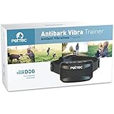 PetTec Antibark Vibra Trainer Antibell Erziehungshalsband mit automatischem Vibrations- oder Tonsignal