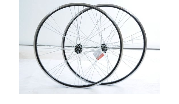 Coppia 700 C 28 (622 X 19 C) Ruote Shimano 8/9 cassette nero sezione  profonda 8 x 4 : Sport e tempo libero
