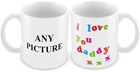 I Love You Mummy Personalised Mug Custom Xmas Present perfect ideal Fathers day present gift by Hiros® (Daddy)