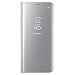 Produktbild Galaxy S8 Hülle,Grandcaser Clear S-View Flip Schutzhülle mit Kickstand Funktion [Schlaf/Aufwachen Funktion] Ultra-dünne Lichtdurchlässig Spiegel Klappcover Smart Cover für Samsung Galaxy S8-Silber