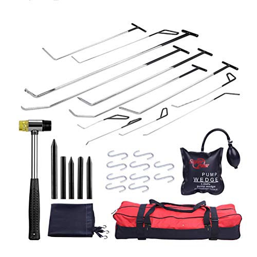 Preisvergleich Produktbild QINUO Beulen Hagelschaden Dellentfernung Steinschlägen Lackschäden Dellen Ausbeulen Ausbeulwerkzeug PDR Dent Smart Repair Instandsetzung Drückereisen Karosserie Reparatur