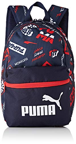 Preisvergleich Produktbild Puma Kinder Phase S Backpack Rucksack, Peacoat-AOP, OSFA