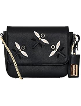 HALLHUBER Umhängetasche mit Libellen-Verzierung