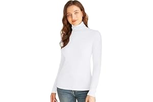 VEARZ® Womens Polo ROLL Neck Jumper - Ladies Long Sleeves Plain Stretchy HIGH Neck Pull Over Sweater Turle Neck Top Plus Size UK