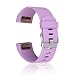 Produktbild Ersatz Armbänd für Fitbit Charge 2, CAM-ULATA Weiche Silikon Verstellbare Einstellbare Zubehör Band Ersatzband Uhrenarmband Ersatz Armband für Fitbit Charge 2 Smartwatch Herzfrequenz Sport Fitness Tracker, Lavendel
