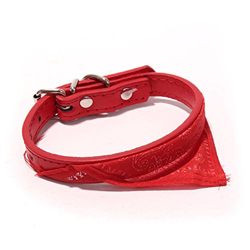 Pet-Dog-Cat-Puppy-Lovely-Adjustable-Collar-Small-Bandana-Scarf-Neckerchief-Red