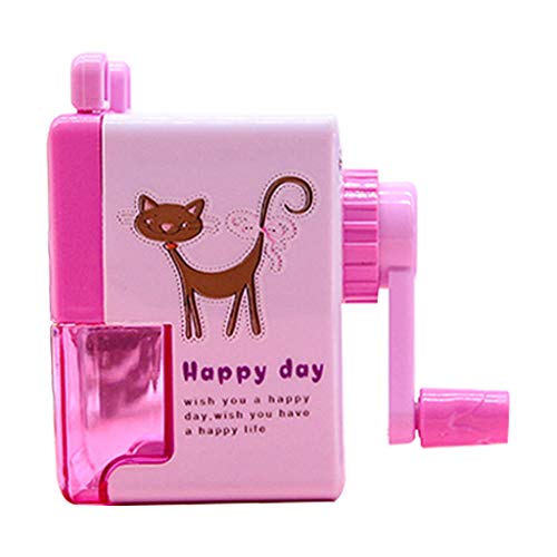 Tinaa Kawaii Sacapuntas Manivela para Niños Papeleria Útiles Escolares