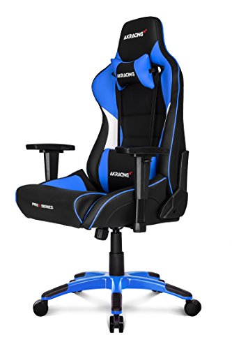 AKRACING ProX Sedia da gaming, Blu/Nero, finta pelle