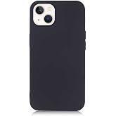 KZY Contact Velvet On Cover Launch Lux Silicone Case Compatible with Apple iPhone 13 Mini - Black
