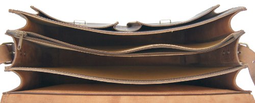 FREIHERR von MALTZAHN Aktentasche DA VINCI 2 aus BIO-Leder, Handmade in Germany, inkl. Lederpflege - 5