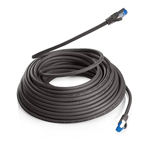TPFNet (10er PACK) 2m CAT.6A – CAT6A Premium Ethernet LAN Patchkabel SFTP DOPPELT GESCHIRMT 500MHz | Gigabit Netzwerkkabel | LAN-Kabel | RJ45 Kabel | Internetkabel | RJ45 Netzwerk Anschlusskabel | Patch Kabel | Ethernet Kabel mit Knickschutztülle, 10 Gigabit schwarz (RJ45, Cat 6A, Twisted Pair, S/FTP (PIMF) DOPPELT GESCHIRMT, CAT.6A – CAT6A EIA/TIA, Class EA, halogenfrei, 10 Gigabit/s) - 7