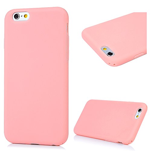 iPhone 6S Plus / 6 Plus Case iPhone 6S Plus Schutzhülle YOKIRIN TPU Silikon Case Cover Hülle Handy Schale Tasche (Verdicken)Rosa Nackt - 2