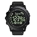 Produktbild jieGREAT  Smartwatch Räumungsverkauf  , Rugged Smartwatch, Flaggschiff, 33-monatige Standby-Zeit, 24 Stunden Allwetterüberwachung (Schwarz)