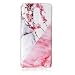 Produktbild Huawei Mate 10 Pro Hülle Marmor Flexible TPU Silikon Case, Huawei Mate 10 Pro Handyhülle [Ultra Dünn Stoßfest] Handytasche Weich Marble Schutz Schale Tasche Schutzhülle [Kratzfeste Anti-Fingerprint], Blumen