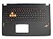 Produktbild ASUS Tastatur inkl. Topcase DE (deutsch) schwarz/schwarz mit Backlight Original 90NB0DQ1-R31GE1 GL702VM-1A / GL702VS-1A / ROG Strix GL702VM, Strix GL702VS