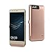 Produktbild CaseforYou Huawei P9 Plus Akku Hülle 8000mAh Auflade Akkupack Externe Power Bank Juice Pack [Schlankes Design] Stoßfest Anti-Kratz Kompletter Schutz Integrierten Zusatzakku Battery Case Ladegerät Batterie Hülle für Huawei P9+ (Roségold)