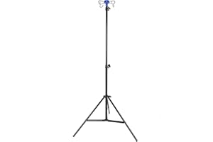 TENPAC Tropfbeutelständer, Infusionsständer, langlebig, leicht, faltbar für Pflegeheime