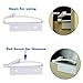 Hipiwe Baby Safety Drawer Locks, Cabinet and Cupboard Latches, Childproof Safety Catches, 4 Pack, White