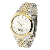 MARQUIS Herren Funkuhr, Bicolor, Gehäuse und Armband aus Edelstahl, deutsches Funkwerk, Armbanduhr 964.6004