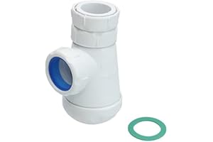 Fontastock FSKFSI002 sifón tipo botella corto extensible 1-1/4" 32/40