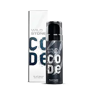 Wild Stone Code Platinum No Gas Body Perfume for Men, Long Lasting Intense Fragrance for Party Wear -120 ml