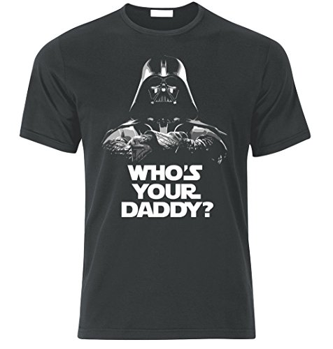 Darth Vader Who's your daddy funny party T-Shirt Fan Gift size S-XXL (L, GRAPHITE) Darth Vader Who's your daddy funny party T-Shirt Fan Gift size S-XXL (L, GRAPHITE)