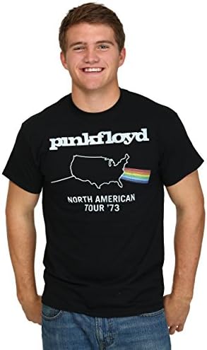 Freeze Mens Boys Pink Floyd North American Tour '73 T-Shirt 2X