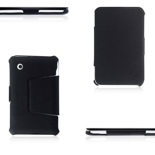 Manna Samsung Galaxy Tab 2 7.0 WiFi 3G P3100 P3110 Mini Case | Ultra flaches Etui Tasche Cover Hülle Schutzhülle mit Standfunktion aus PU-Leder - 7