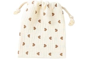 Apooke de Rangement pour Couches pour bébés Couche en Tissu pour bébé Sec et Humide Crêpe-Coton Bébé Nappy Organiser Cordon Poussette Pouch à pour bébé Pochettes