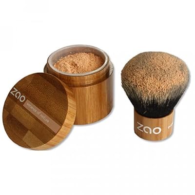 Zao - Fond de teint poudre bio / 15 Gr - Couleur : Beige Clair n°501