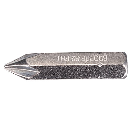 wishfive broppe 3 Kreuz Impact Schraubendreher-Bits 8-mm-Schaft 36 mm Kreuz Schraubendreher-Bits Set - 3