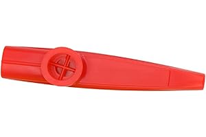 WATAWATA Kazoo Musical Instruments, 5 Colors Children's Musical Instruments Kazoo Sets for Gift, Prize, Game, and Party Favors (Red)