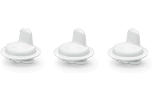 NUK First Choice 10255311 Boquilla rígida activo para Kiddy Copa, blanco, paquete de 3 (3 piezas)