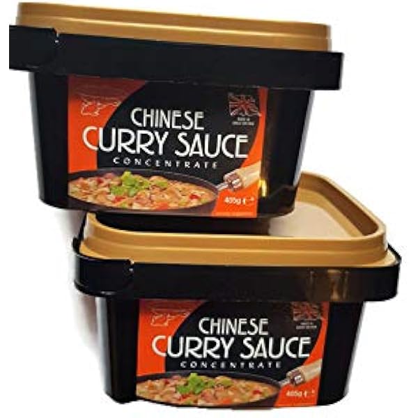 SPICEHUB Goldfish Chinese Takeaway Curry Sauce Paste Concentrate 405g HOT And Spicy (Box Of 2