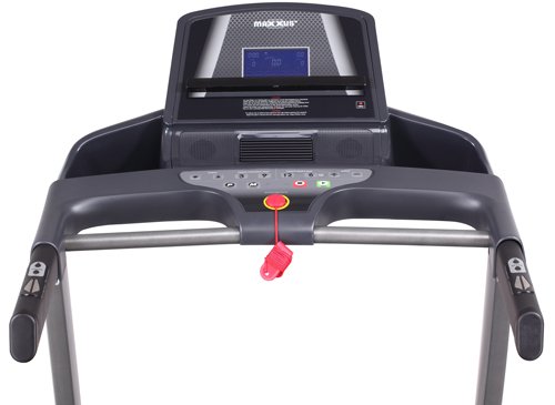 MAXXUS Laufband 4.2i mit Dämpfungssystem, klappbare Lauffläche, 16km/h und 12% Steigung (mit Spindelmotor). Solide MAXXUS Qualität. Perfekte Dämpfung der Lauffläche. Pulsmessung, HRC-Programme, BMI-Messung, 36 Trainingsprofile, Tablet-Halterung, Transportrollen. - 3