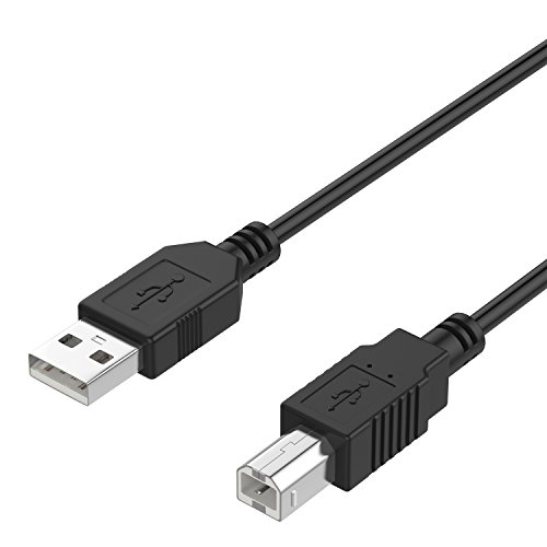 Drucker Kabel, Rankie 3-Pack 0.9m USB 2.0 Typ A zu B Kabel (Schwarz) – R1362C - 3