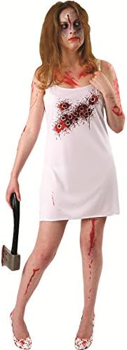 Ladies Bullet Hole Halloween Dress Small